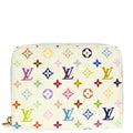 Louis Vuitton 2008 White Multicolor Zippy Wallet M66548