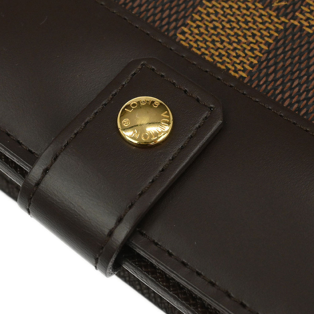 Louis Vuitton 2009 Damier Compact Zip Wallet N61668