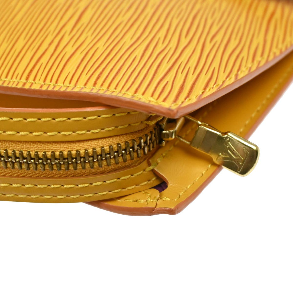 Louis Vuitton 1994 Yellow Epi Saint Jacques Tote Handbag M52279