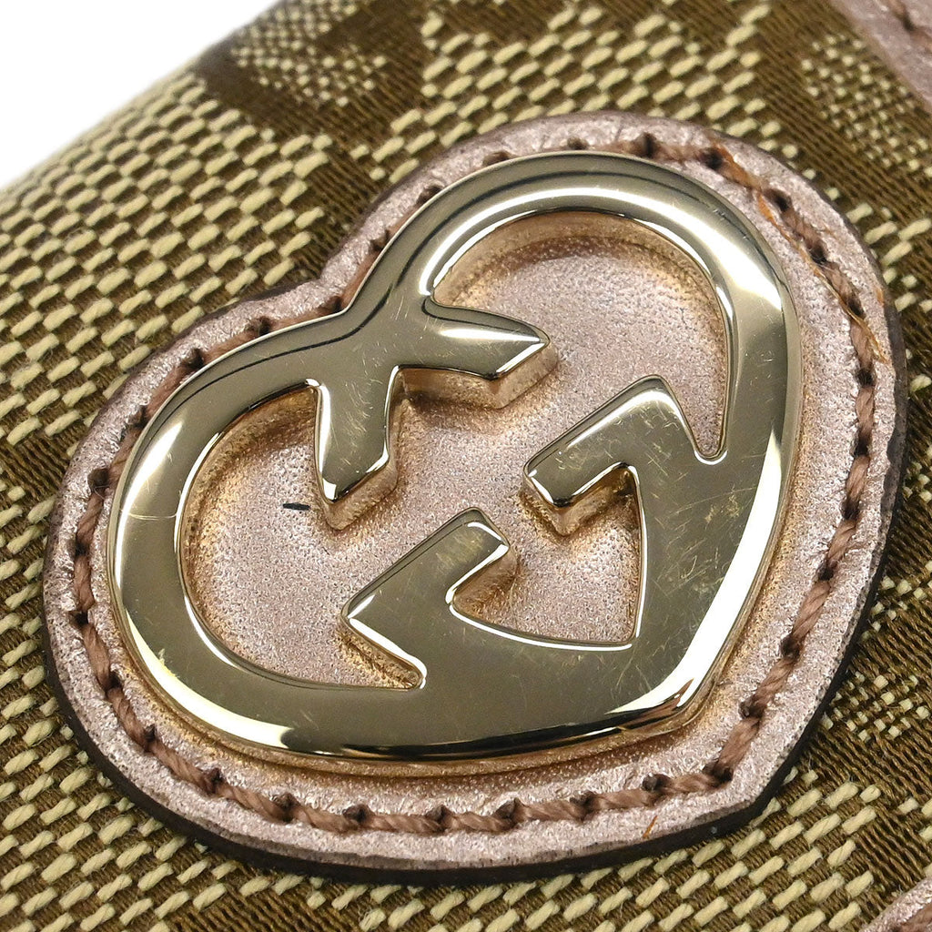 Gucci Key Case Beige GG Canvas Small Good