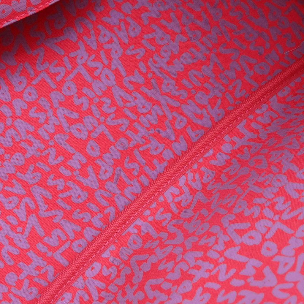 Louis Vuitton 2009 Pink Monogram Graffiti Neverfull GM Tote Bag M93701