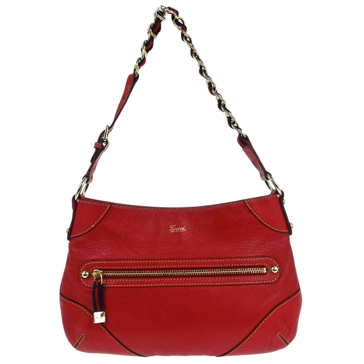 Gucci Brown Bamboo 2way Shoulder Handbag