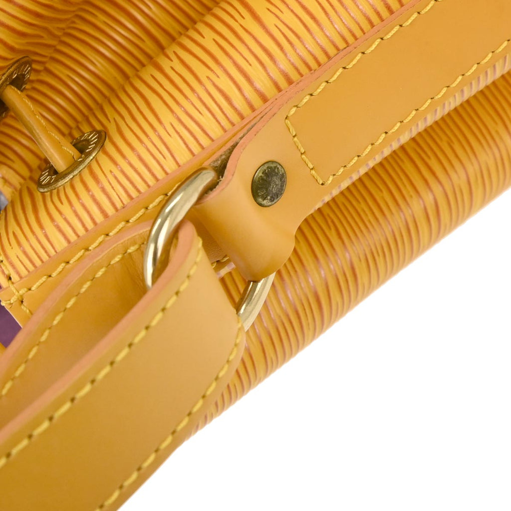 Louis Vuitton 1996 Yellow Epi Petite Noe Shoulder Bag M44109