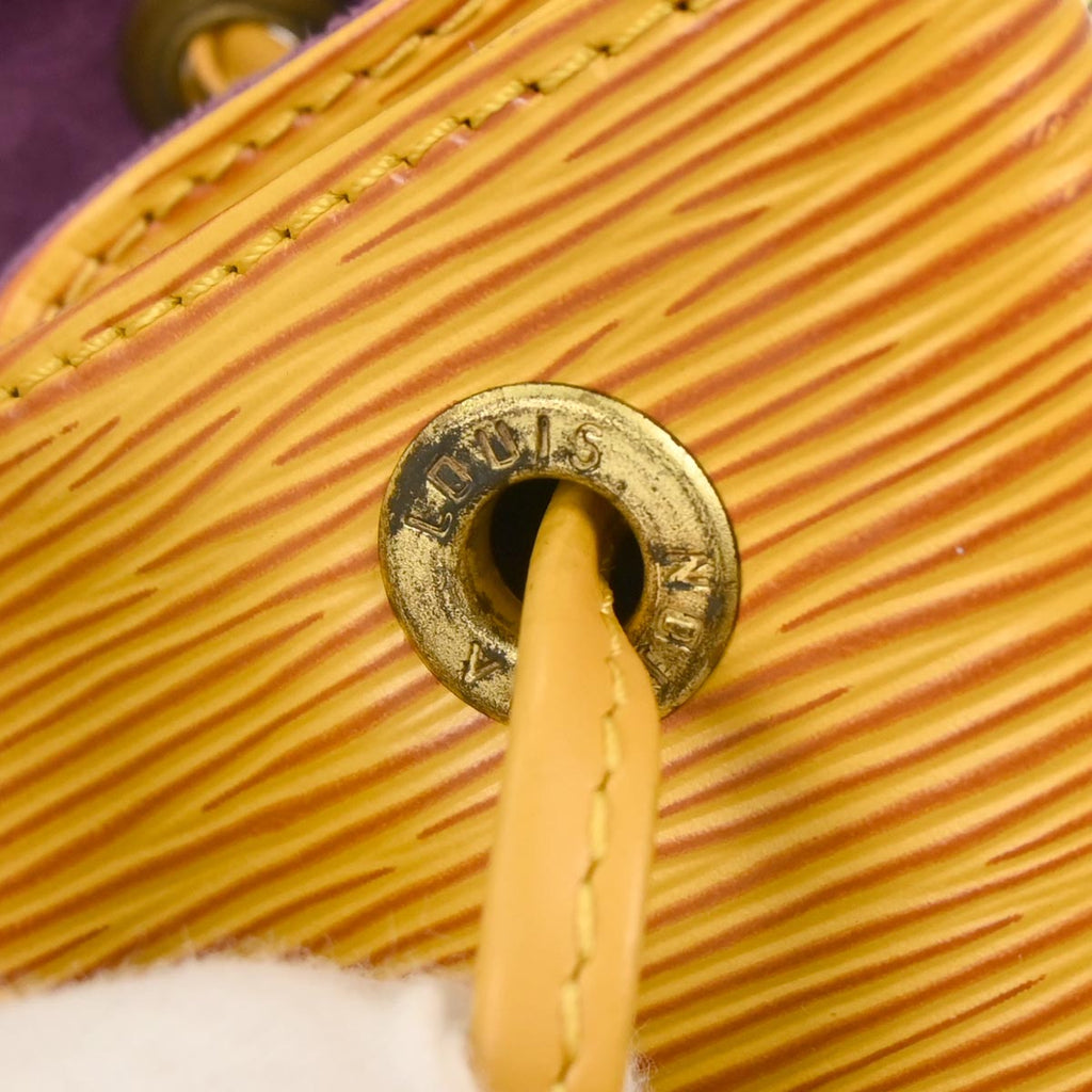 Louis Vuitton 1996 Yellow Epi Petite Noe Shoulder Bag M44109