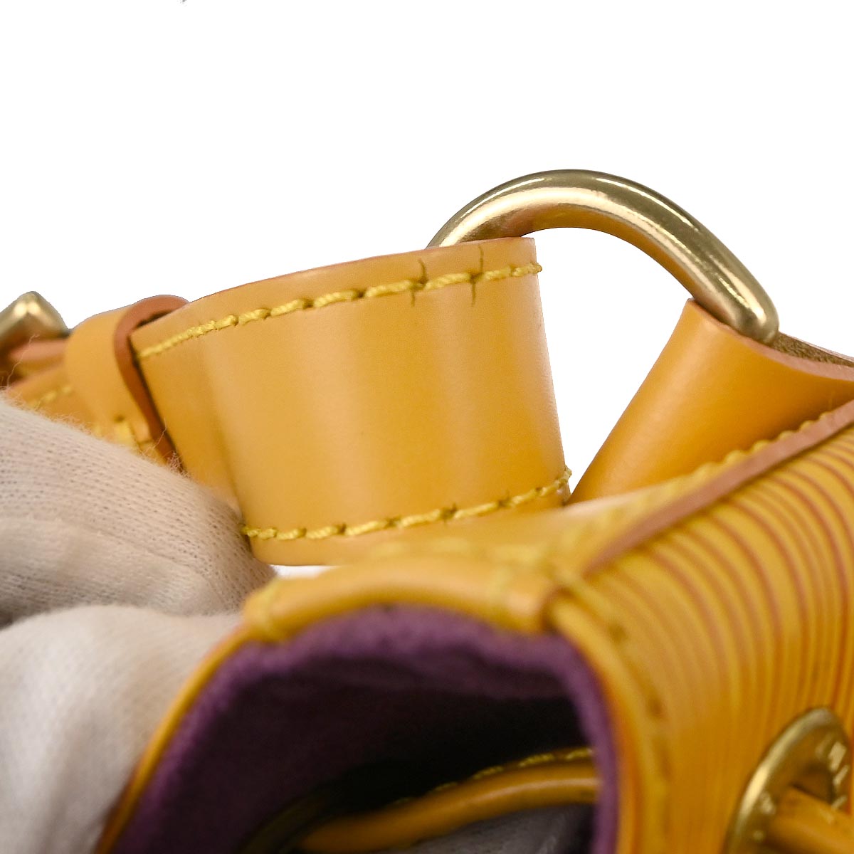 Louis Vuitton 1996 Yellow Epi Petite Noe Shoulder Bag M44109
