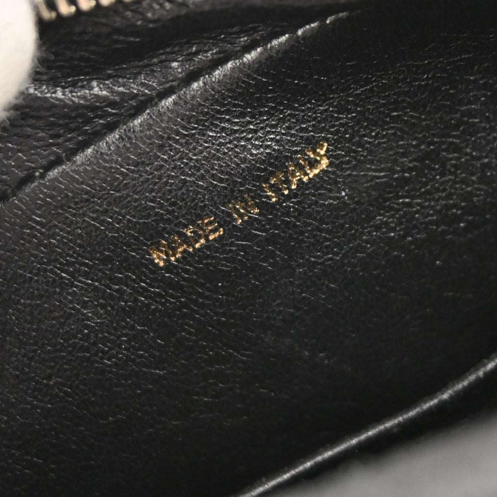 Chanel 1991-1994 Black Caviar Skin Bias Stitch Camera Bag Mini