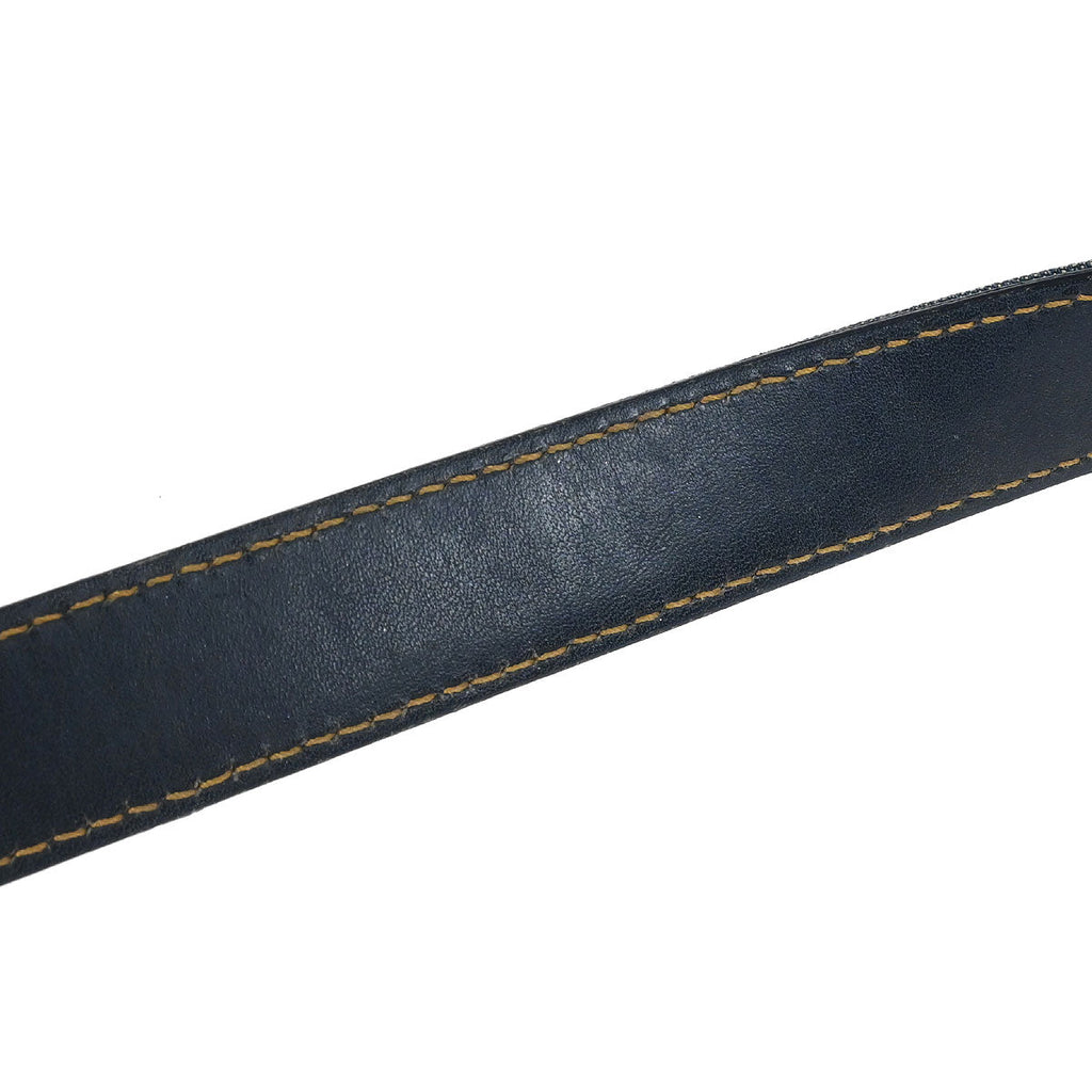 Christian Dior Blue Denim Patchwork Saddle Handbag