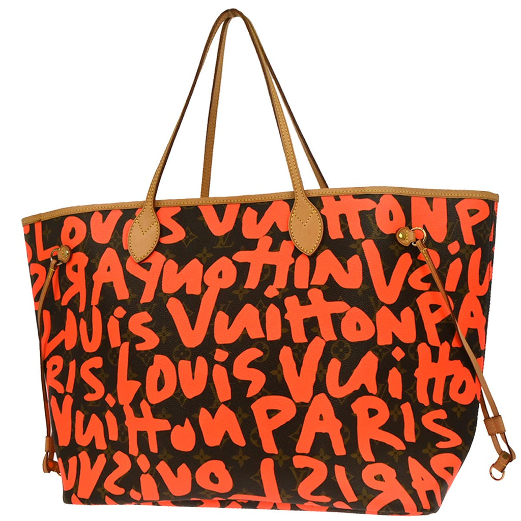 Louis Vuitton 2009 Orange Monogram Neverfull GM Tote Bag M93702