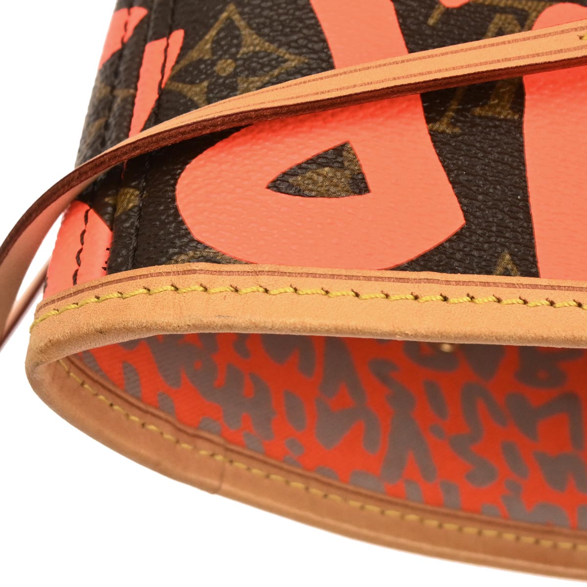 Louis Vuitton 2009 Orange Monogram Neverfull GM Tote Bag M93702