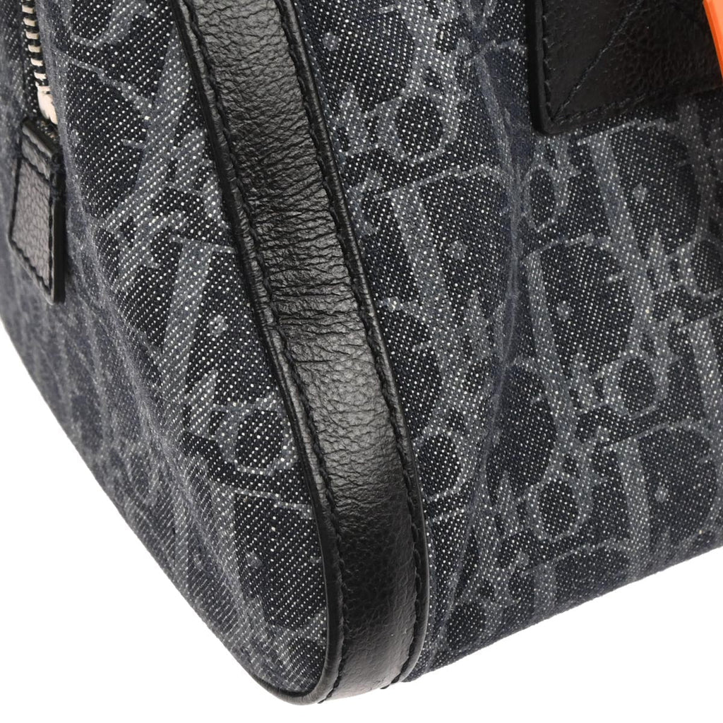 Christian Dior Navy Flight Handbag