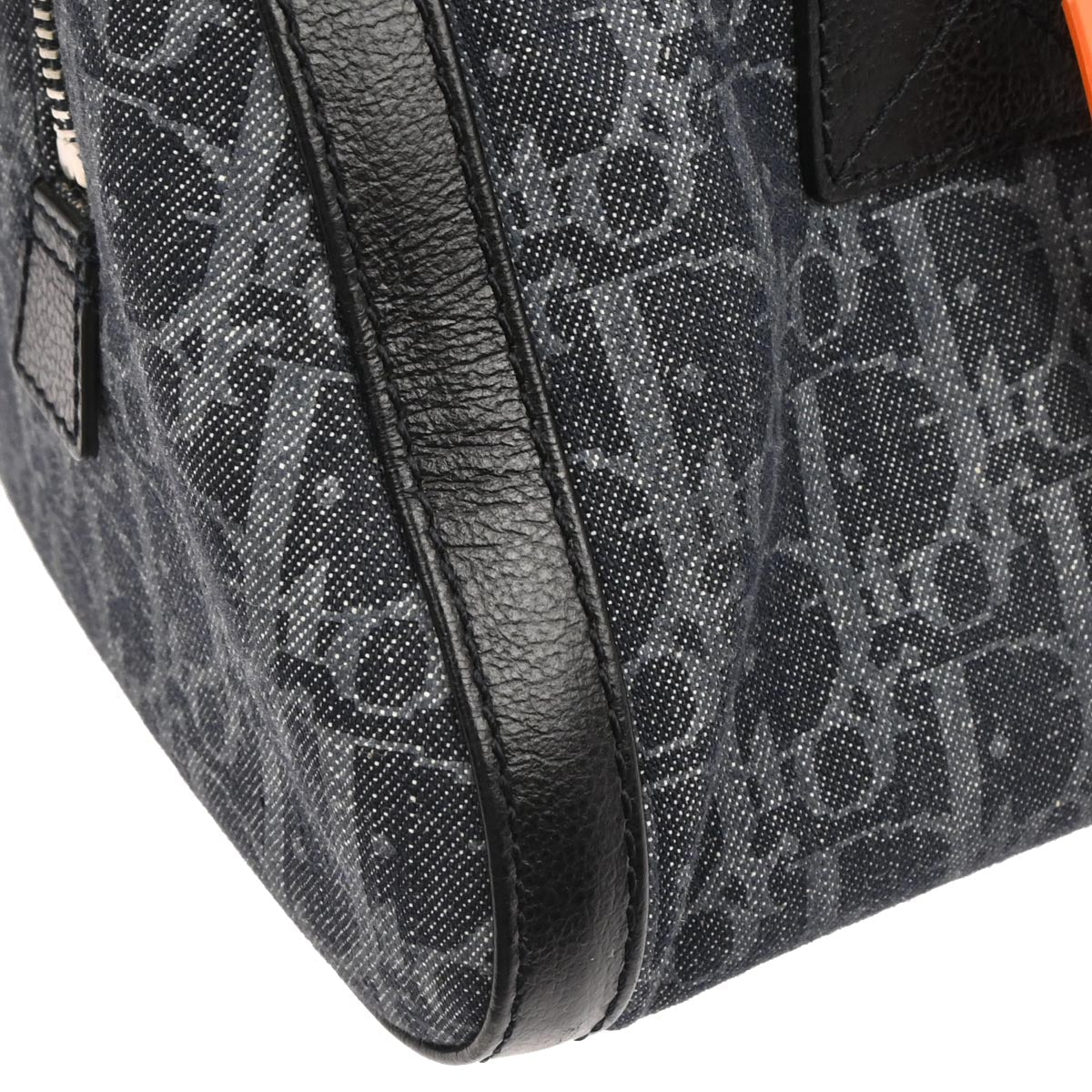 Christian Dior Navy Flight Handbag