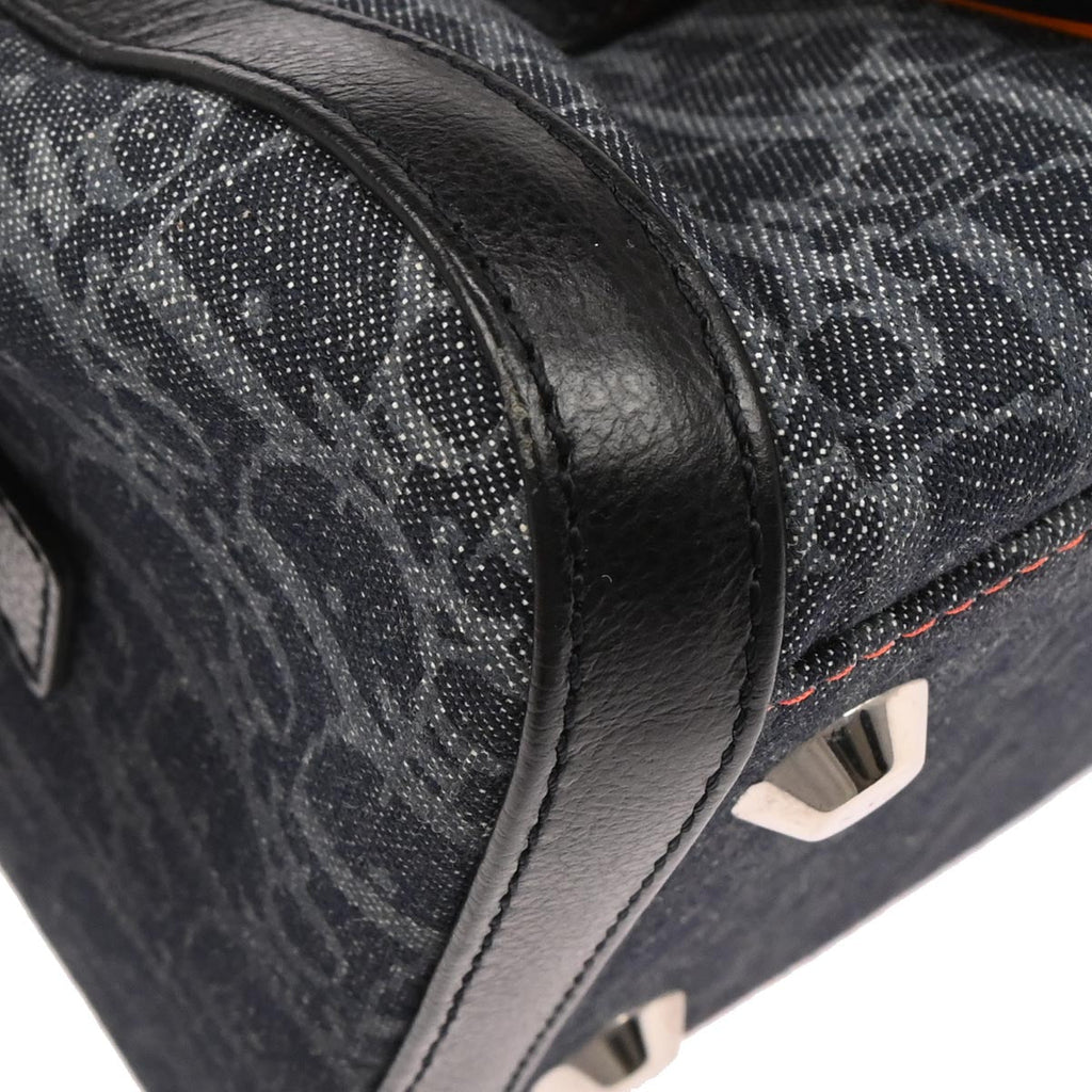 Christian Dior Navy Flight Handbag