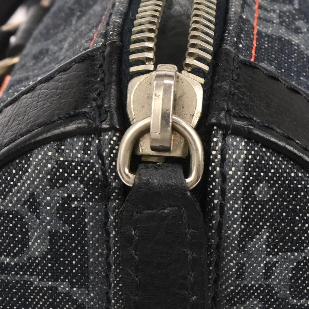 Christian Dior Navy Flight Handbag