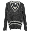 Chanel 1996 Sweater Knit Top Gray #40