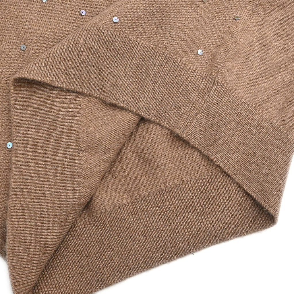 Chanel 1996 Ensemble Cardigan Top Brown #42