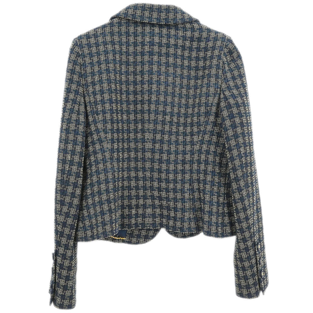 Chanel 1995 Single Breasted Jacket Navy #42