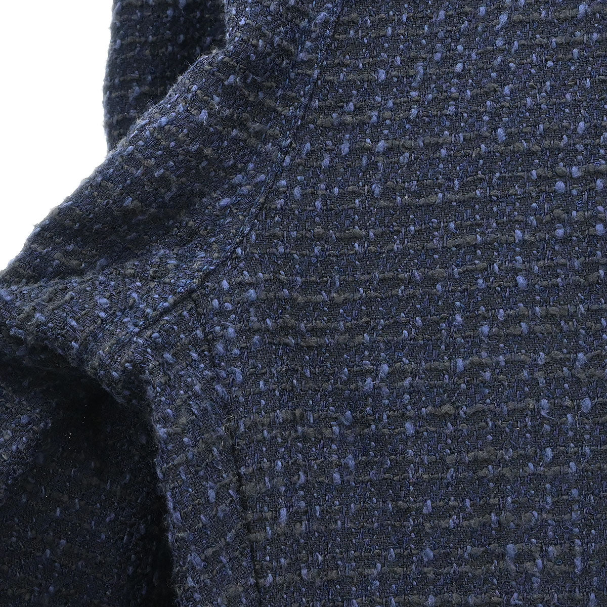 Chanel 2001 Jumpsuit Sleeveless Tweed Navy #38