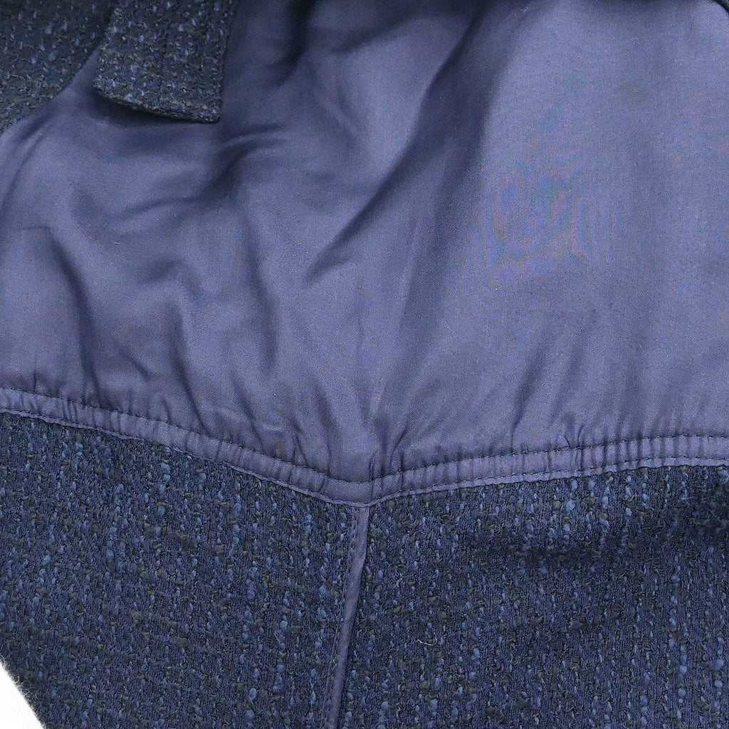Chanel 2001 Jumpsuit Sleeveless Tweed Navy #38