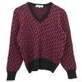Christian Dior Top Sweater Trotter Black Pink #M