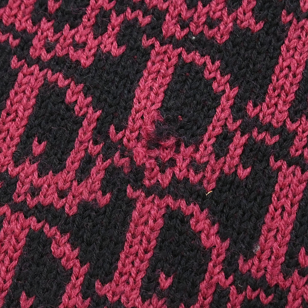 Christian Dior Top Sweater Trotter Black Pink #M