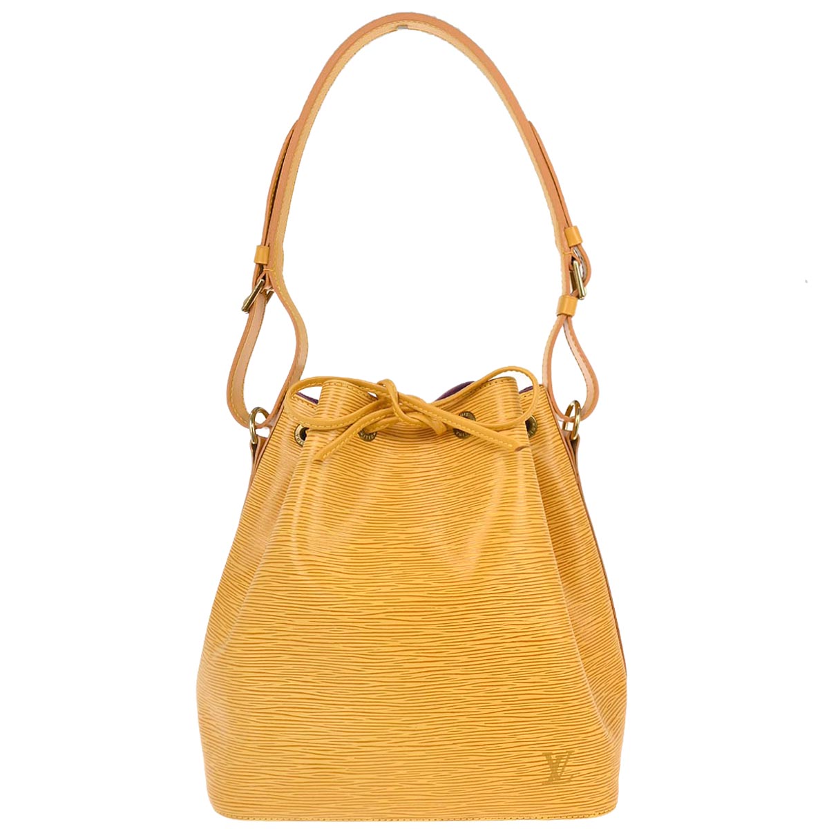 Louis Vuitton 1998 Yellow Epi Petite Noe Shoulder Bag M44109