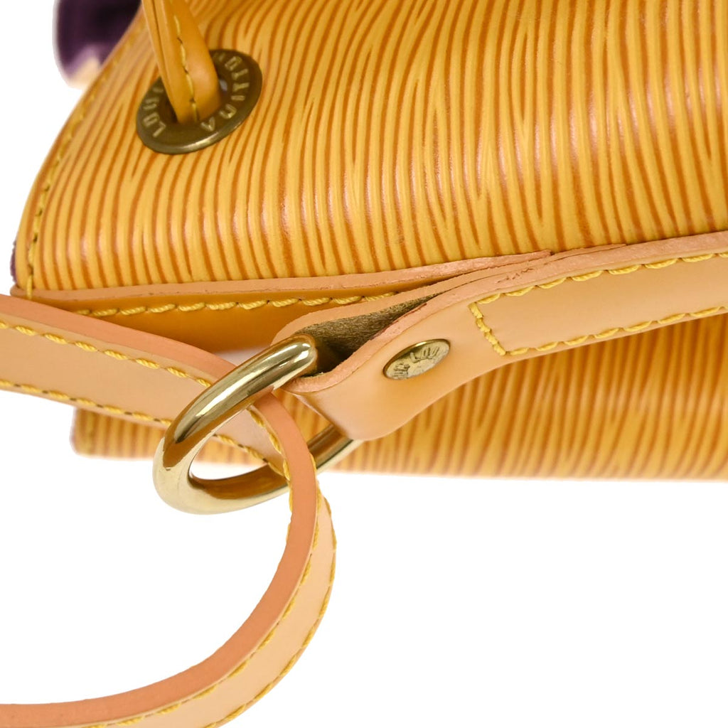 Louis Vuitton 1998 Yellow Epi Petite Noe Shoulder Bag M44109