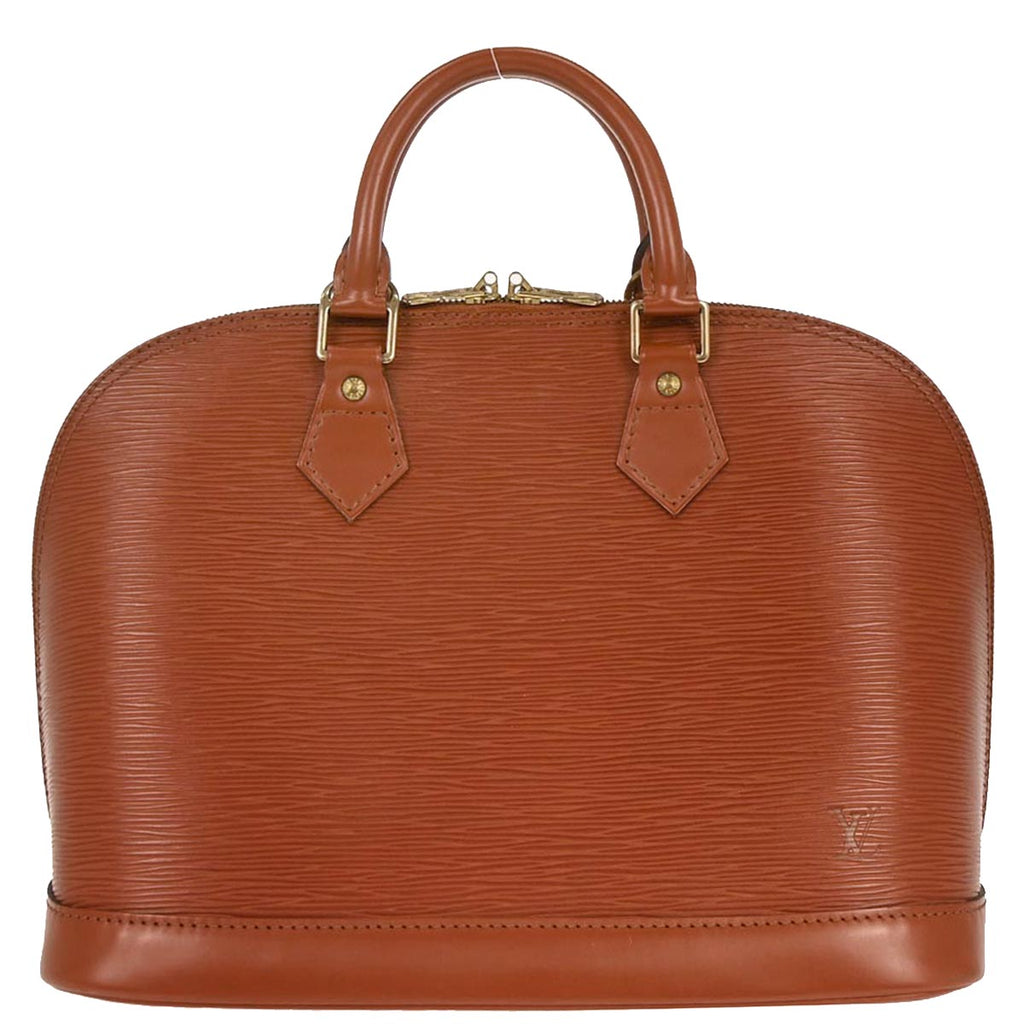 Louis Vuitton 1997 Brown Epi Alma Handbag M52143
