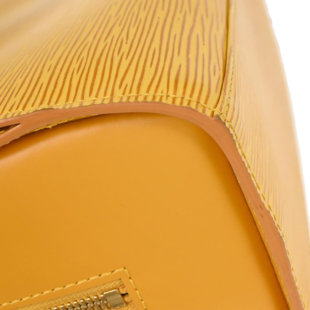 Louis Vuitton 2001 Yellow Epi Pont Neuf Handbag M52059