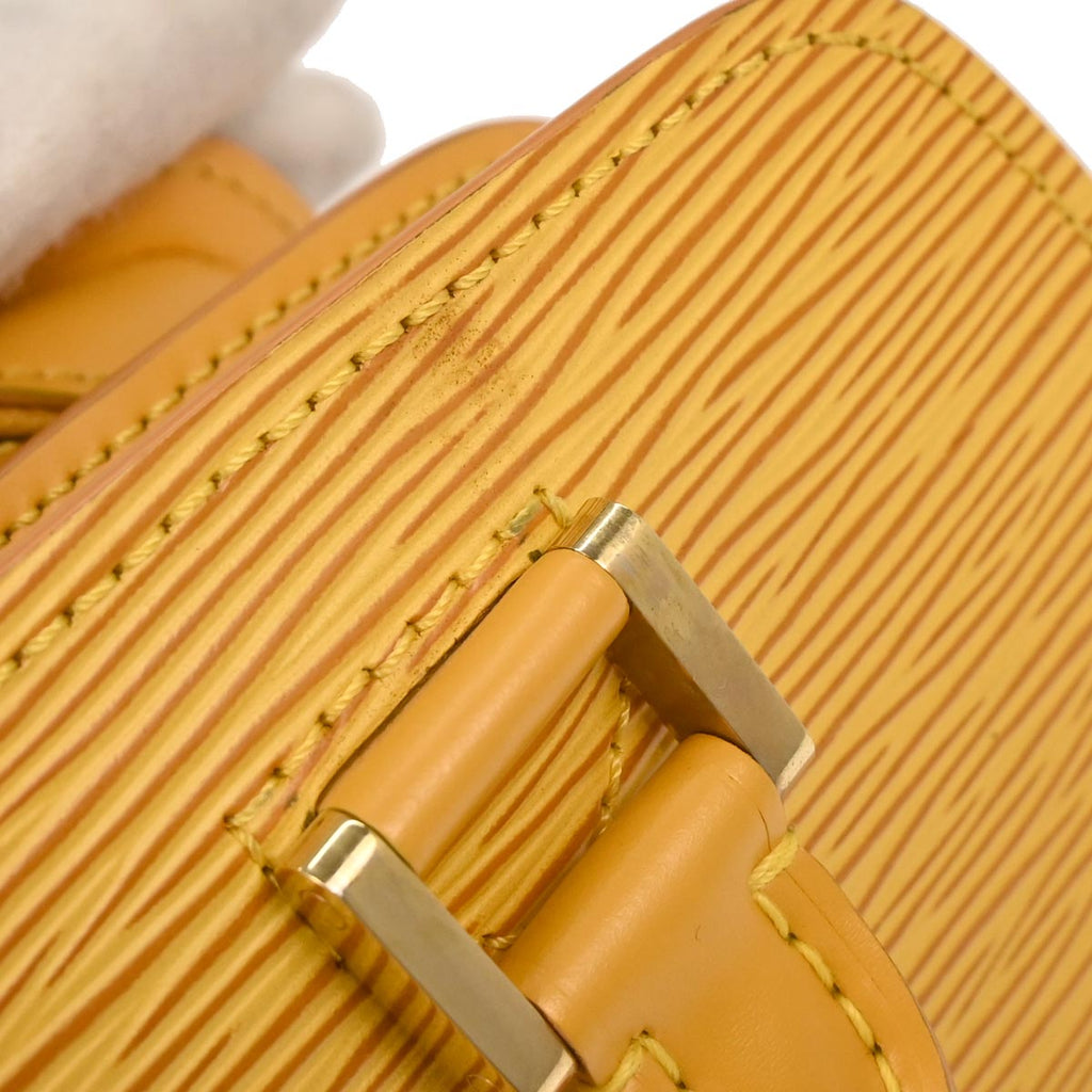 Louis Vuitton 2001 Yellow Epi Pont Neuf Handbag M52059