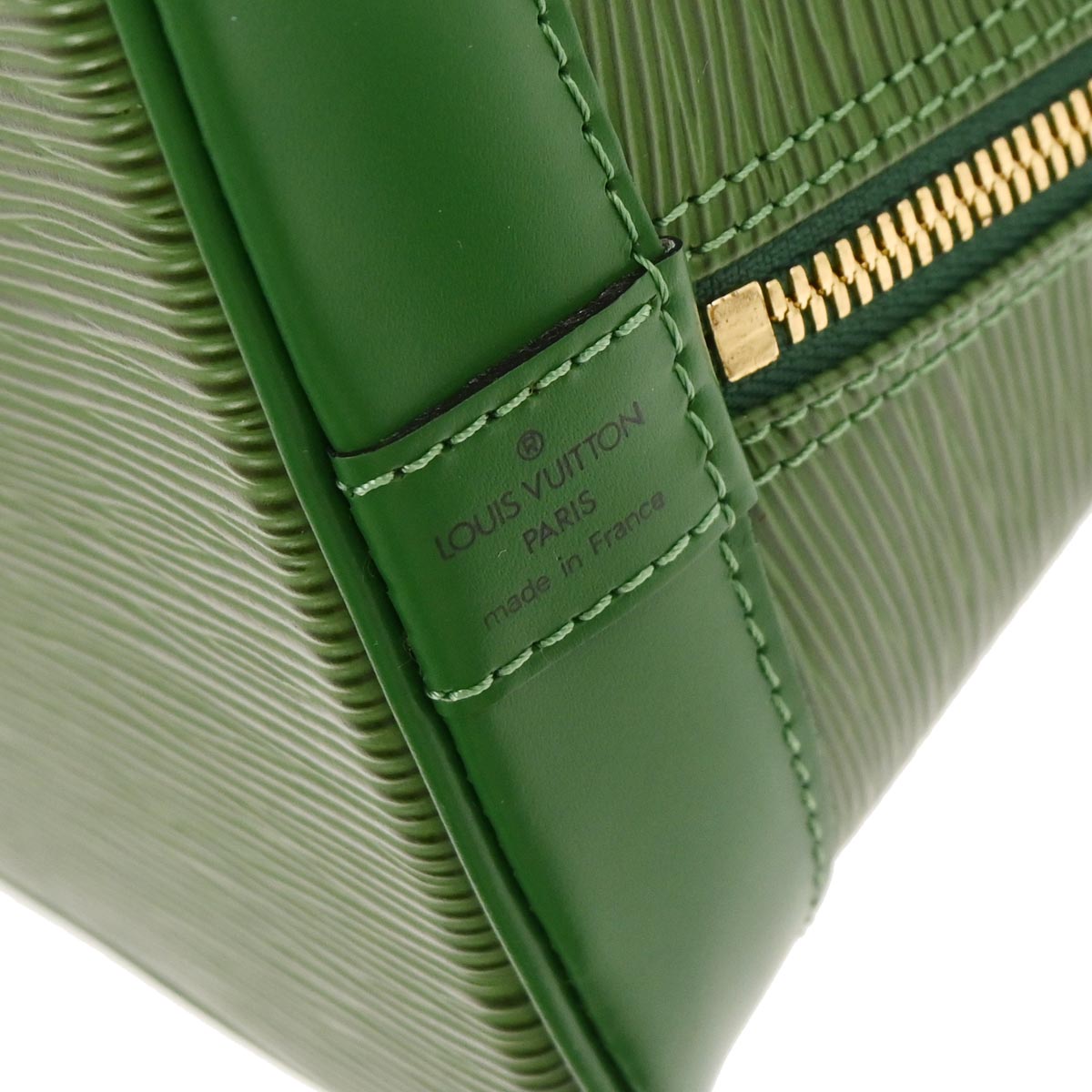 Louis Vuitton 1997 Green Epi Alma 2way Handbag M52144
