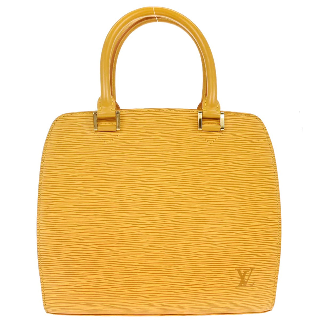 Louis Vuitton 1998 Yellow Epi Pont Neuf Handbag M52059
