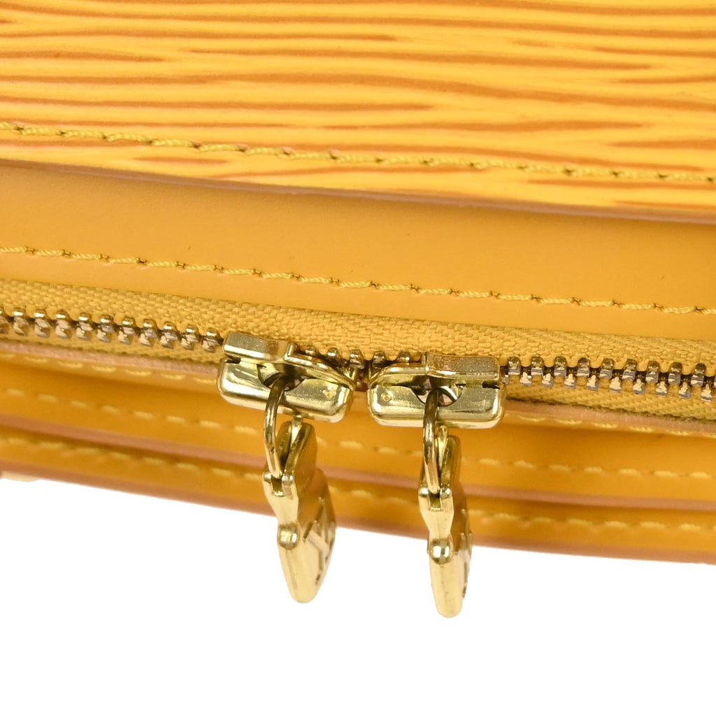 Louis Vuitton 1998 Yellow Epi Pont Neuf Handbag M52059
