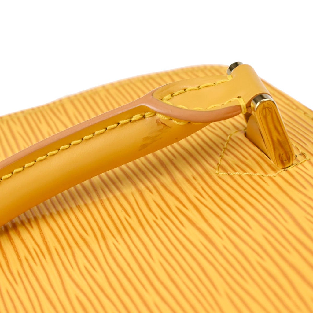 Louis Vuitton 1998 Yellow Epi Pont Neuf Handbag M52059