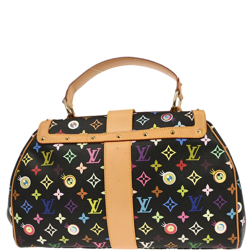 Louis Vuitton 2003 Black Eye Love Monogram Sac Retro GM Handbag M92052