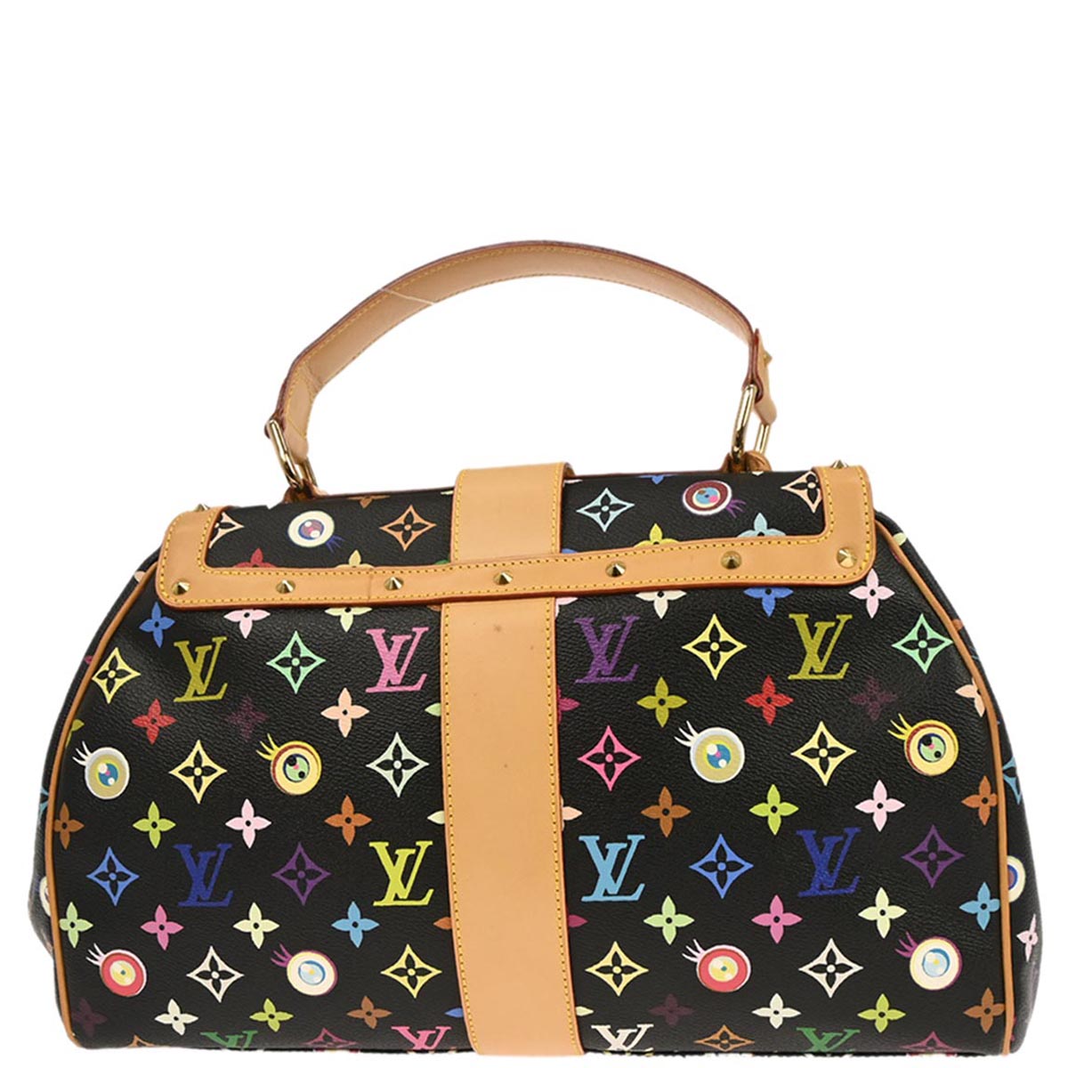 Louis Vuitton 2003 Black Eye Love Monogram Sac Retro GM Handbag M92052