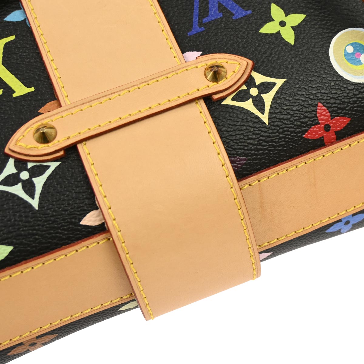 Louis Vuitton 2003 Black Eye Love Monogram Sac Retro GM Handbag M92052