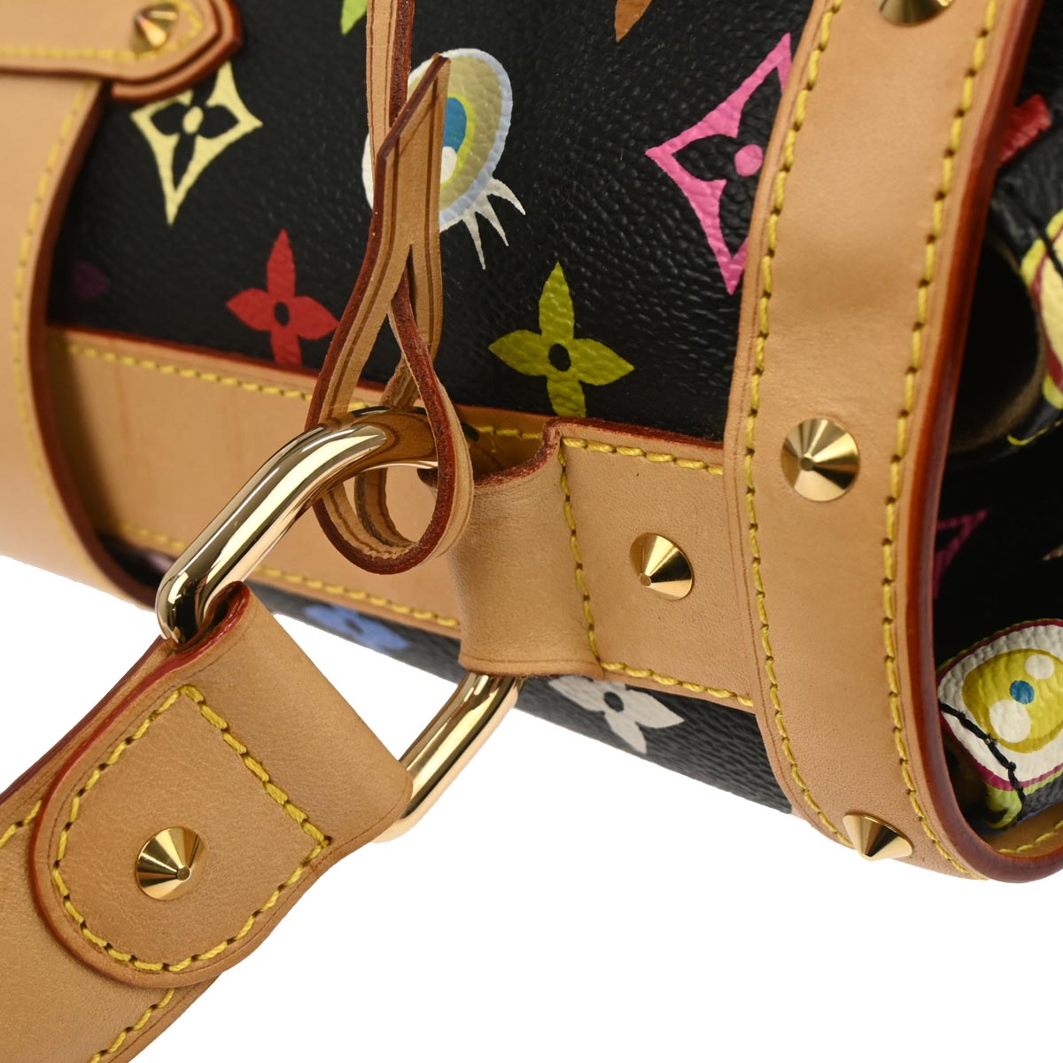 Louis Vuitton 2003 Black Eye Love Monogram Sac Retro GM Handbag M92052