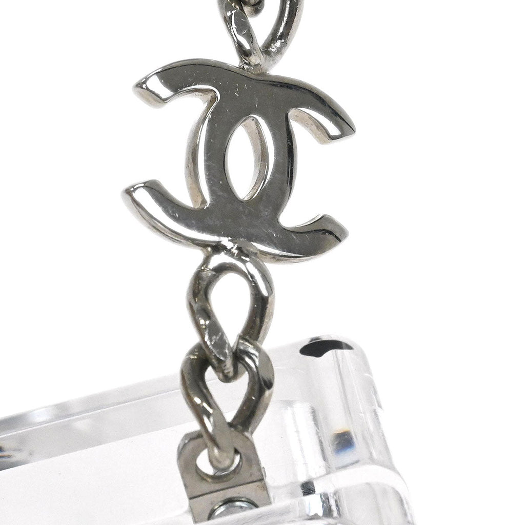 Chanel Clear Acrylic Cassette Tape Clutch Bag
