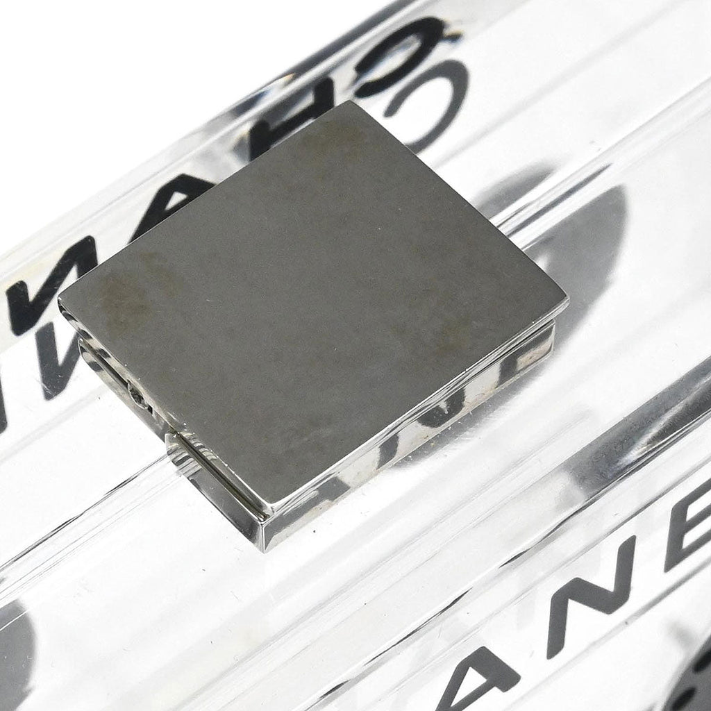 Chanel Clear Acrylic Cassette Tape Clutch Bag