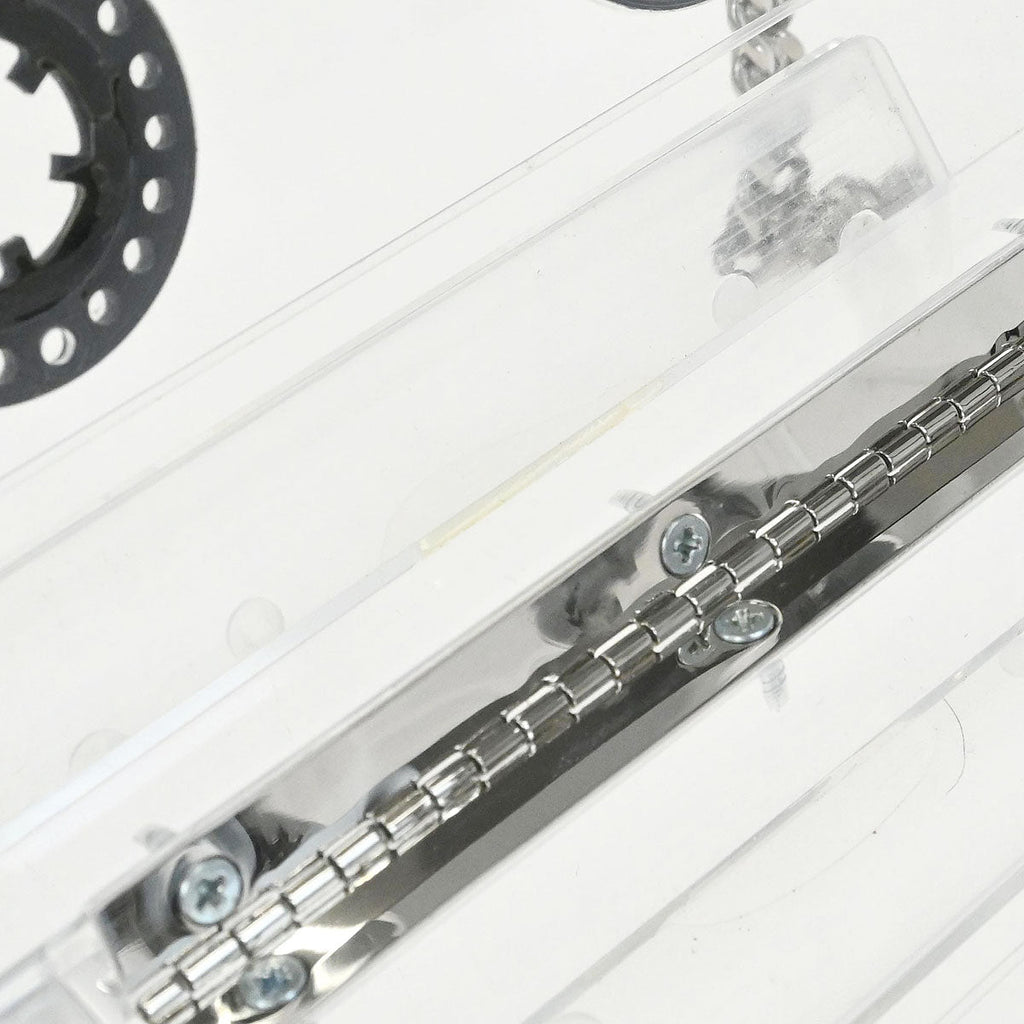 Chanel Clear Acrylic Cassette Tape Clutch Bag