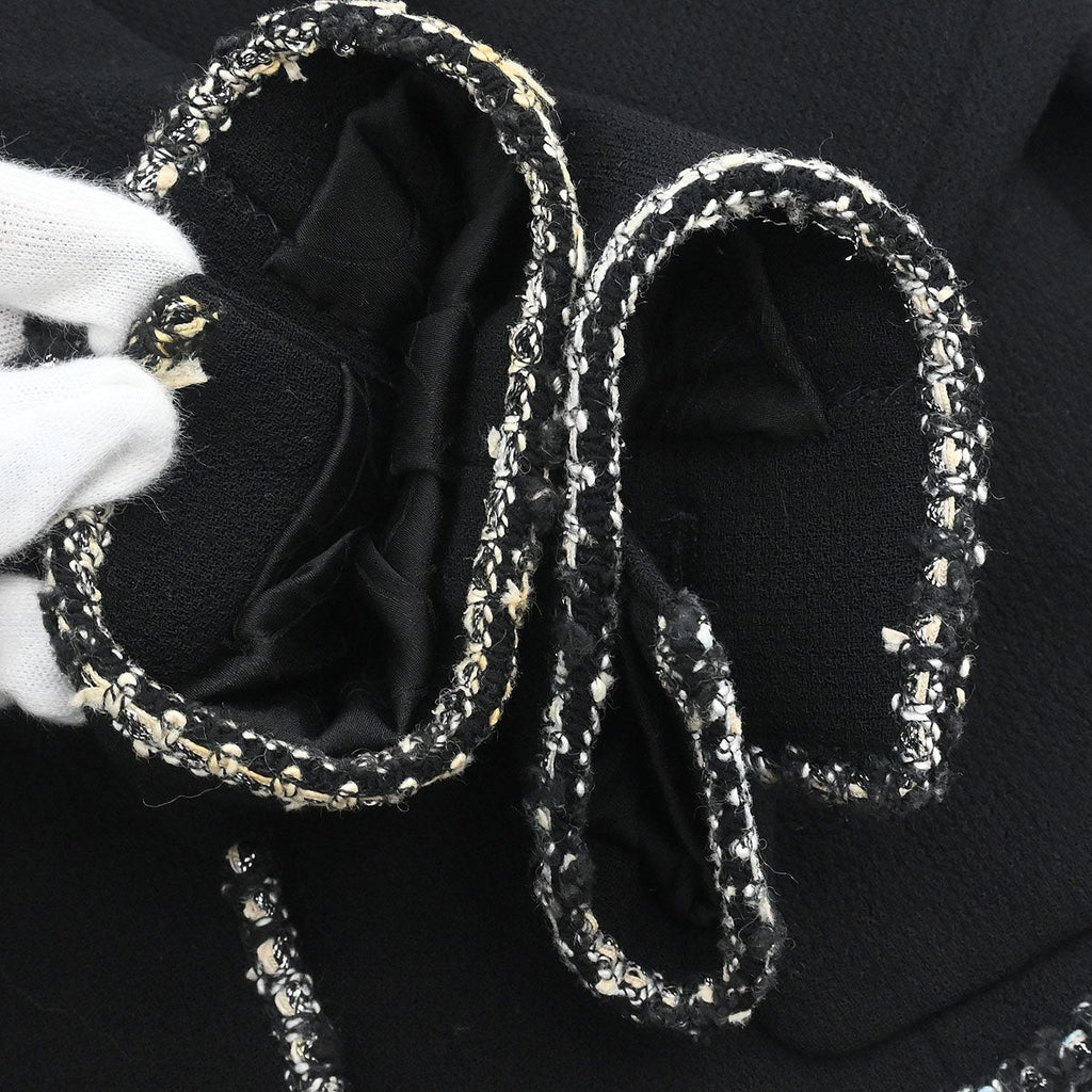 Chanel 2005 Emblem Single Breasted Jacket Black #38