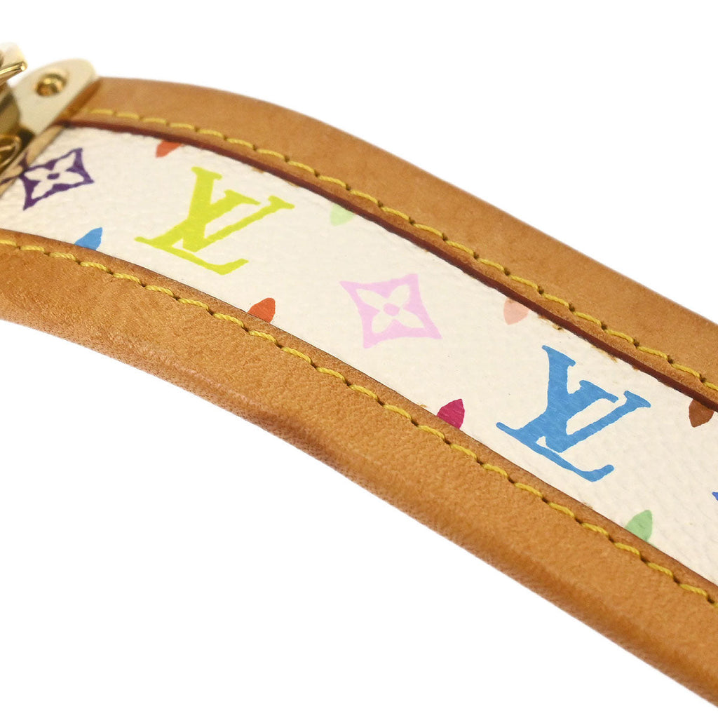 Louis Vuitton 2003 White Multicolor Serrure Bracelet Bangle M92593