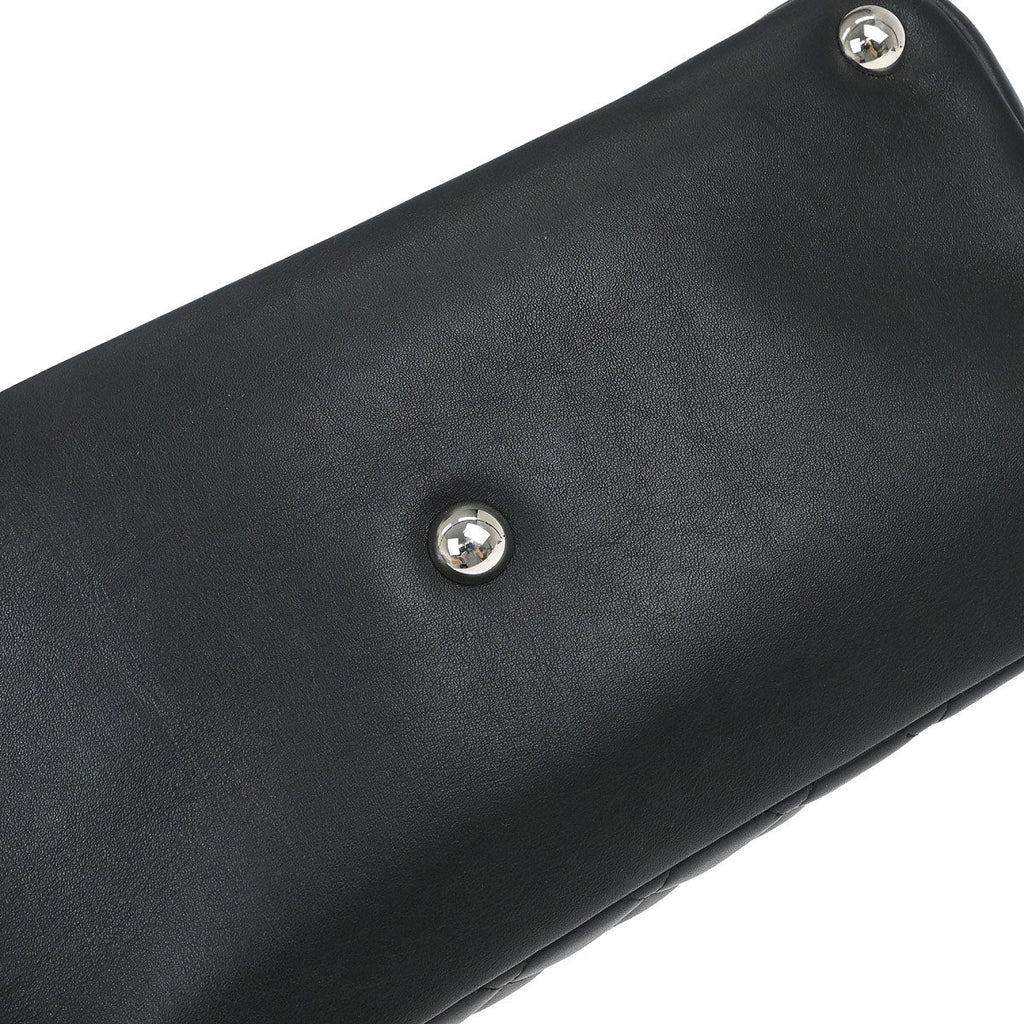 Chanel 2005-2006 Black Calfskin Cambon Ligne Tote Handbag