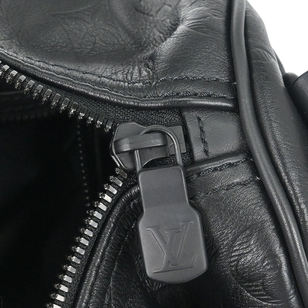 Louis Vuitton 2019 Black Monogram Shadow Speedy Bandouliere 40 M43696
