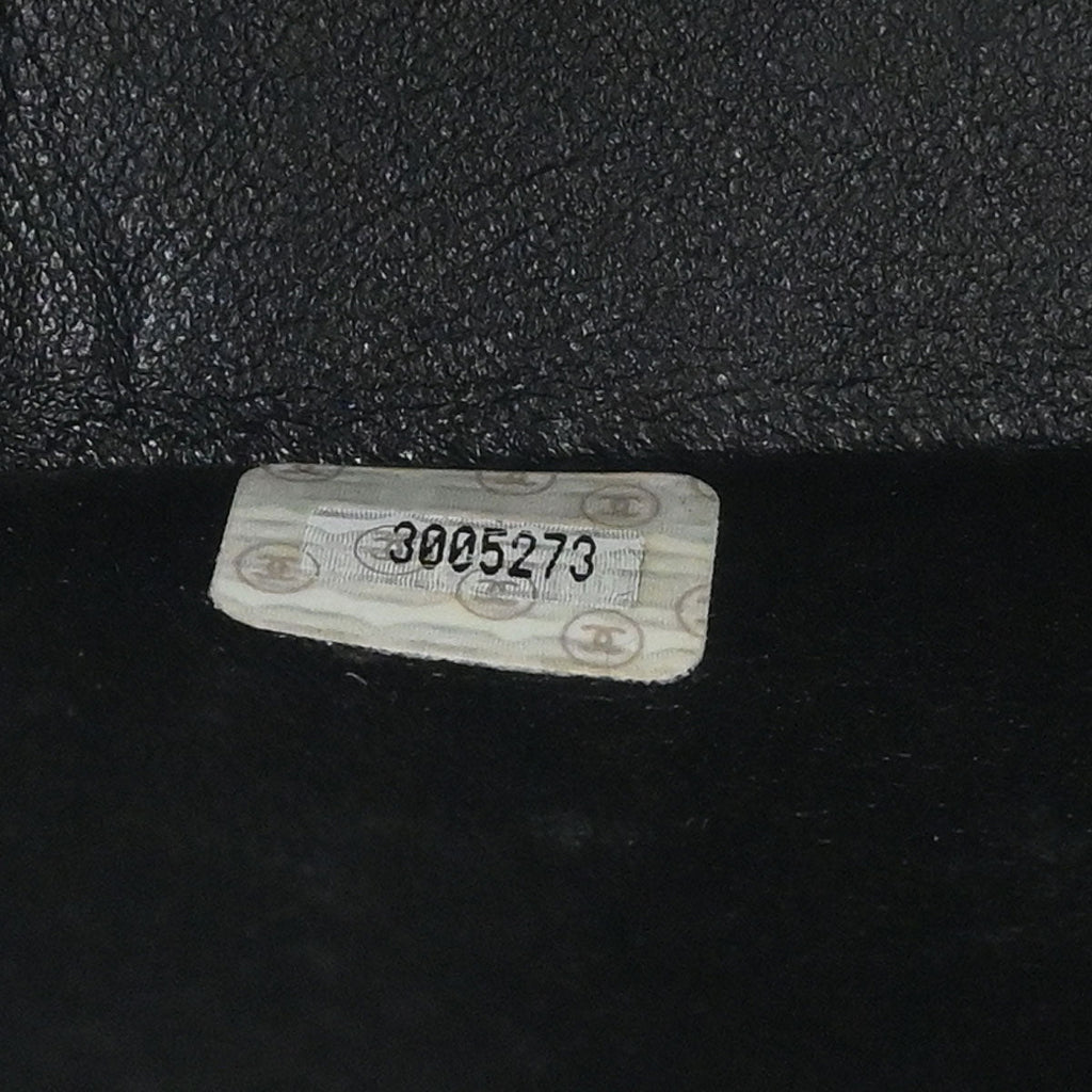 Chanel Black Velvet Classic Single Flap 2 in 1 Handbag Set
