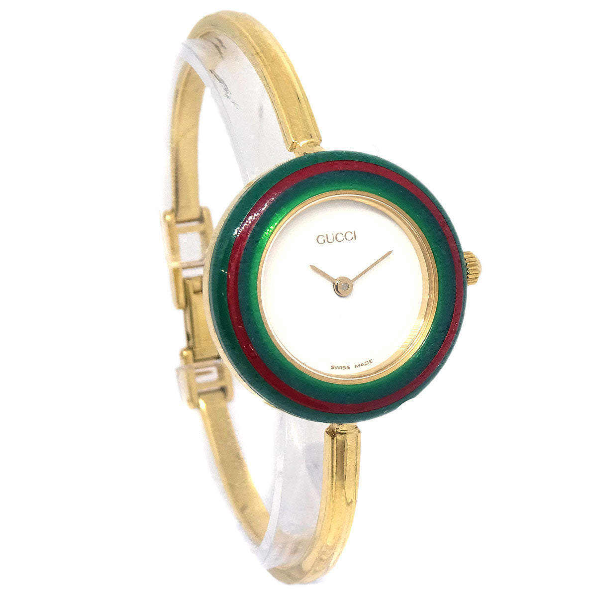 Gucci 11/12.2 Change Bezel Chameleon Quartz Watch SS