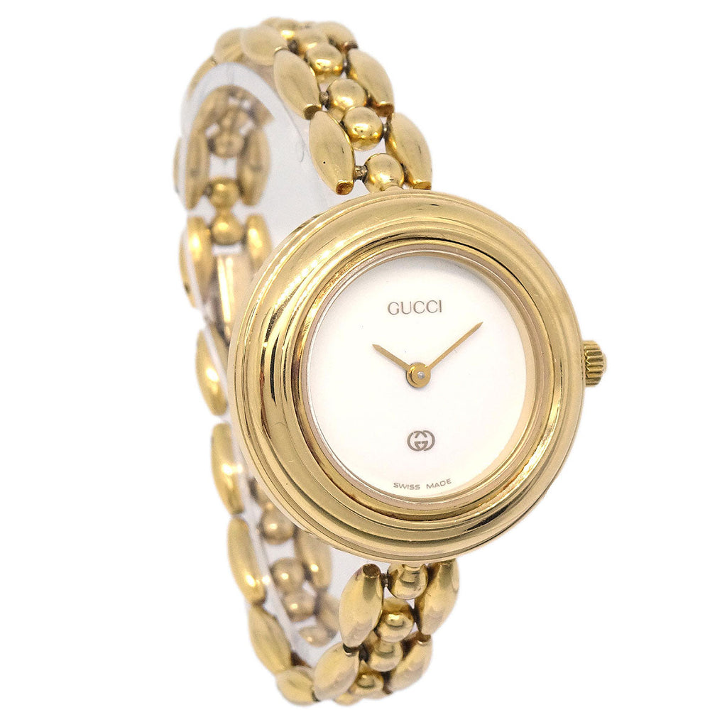 Gucci 11/12 Change Bezel Chameleon Quartz Watch SS