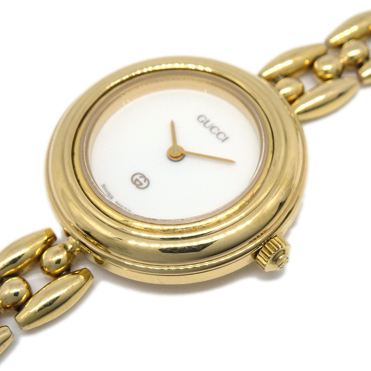 Gucci 11/12 Change Bezel Chameleon Quartz Watch SS