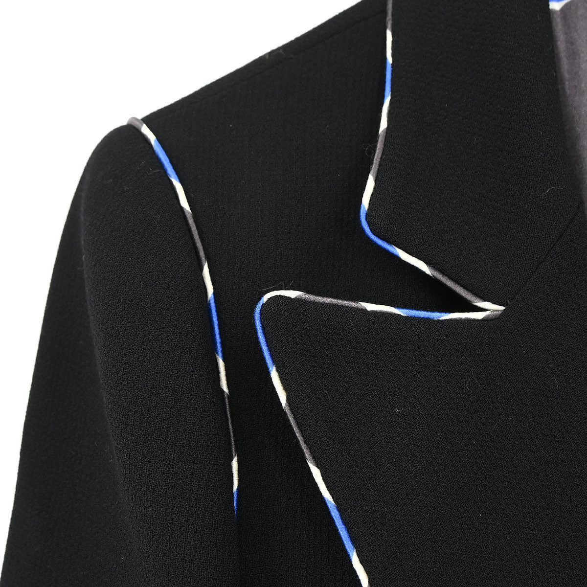 Chanel 2005 Emblem Double Breasted Jacket Black #38