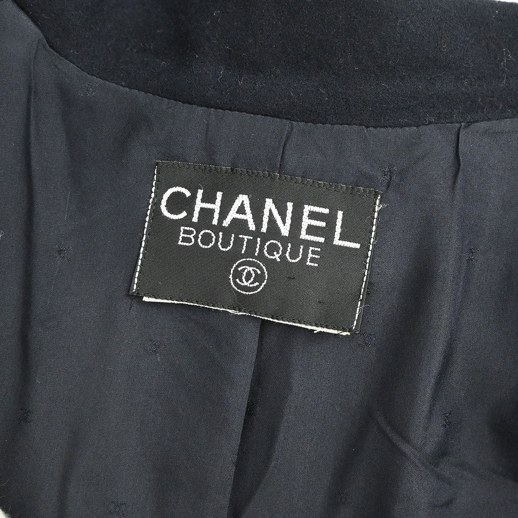 Chanel Double Breasted Jacket Navy